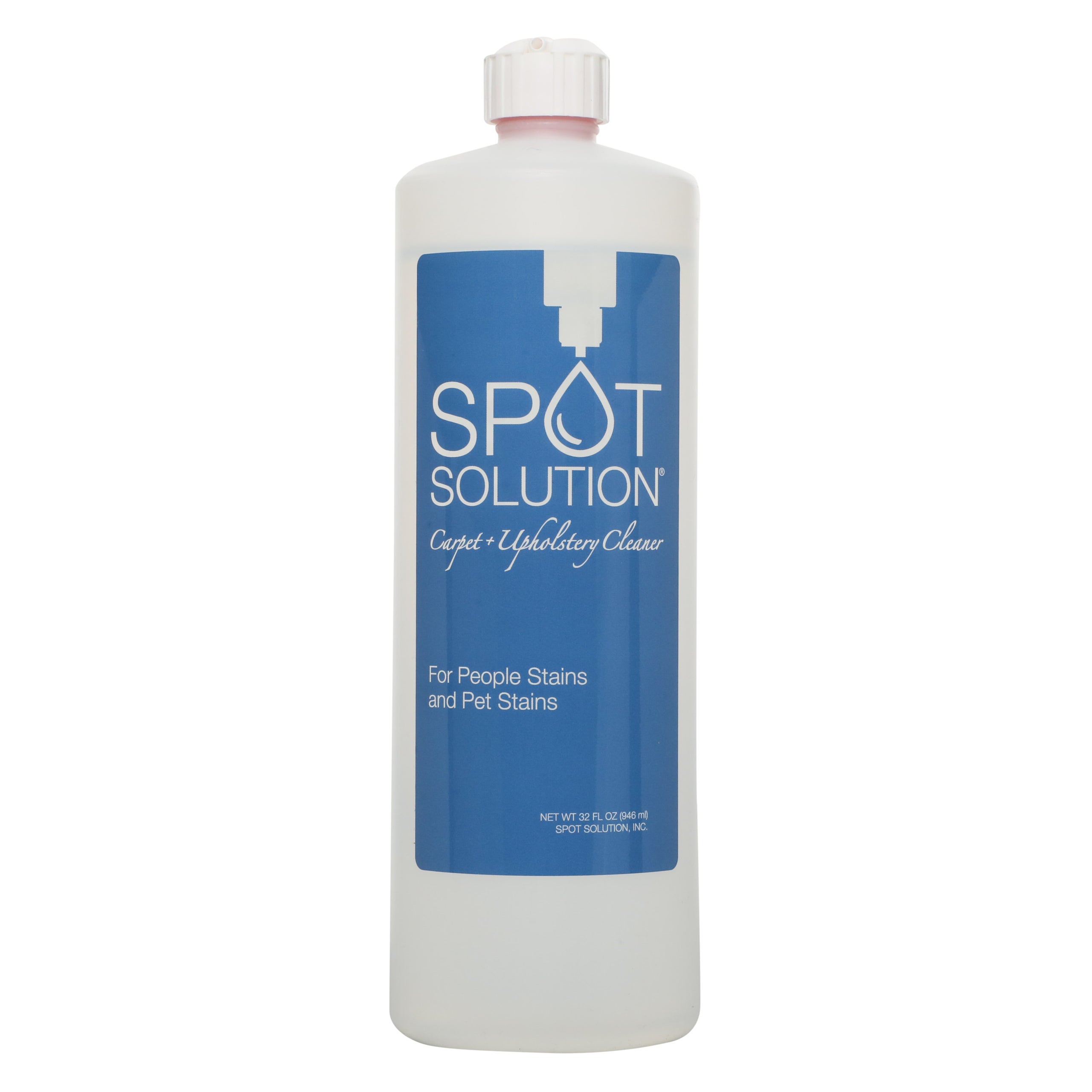 Spot Solution – 1 Gallon Carpet & Upholstery Spot Cleaner for Stains – Odor  Free - Removes Pet Stain and People Stains – No Soap, No Residue – 128 oz